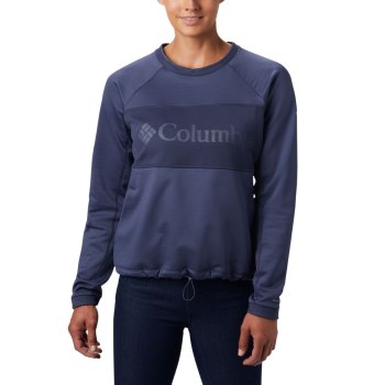 Columbia Ženske Majice S Kapuljačom - Windgates Fleece Crew Tamnoplave | RSMV-73869